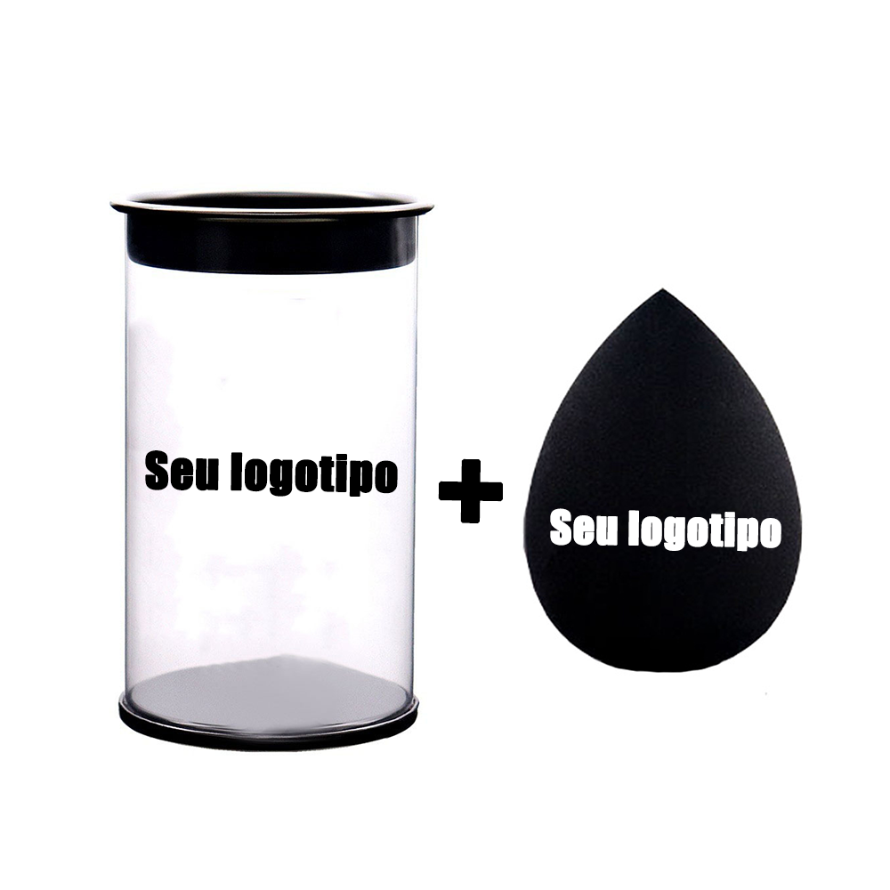 Beauty Makeup Egg - 25 шт., черная коробка с логотипом,