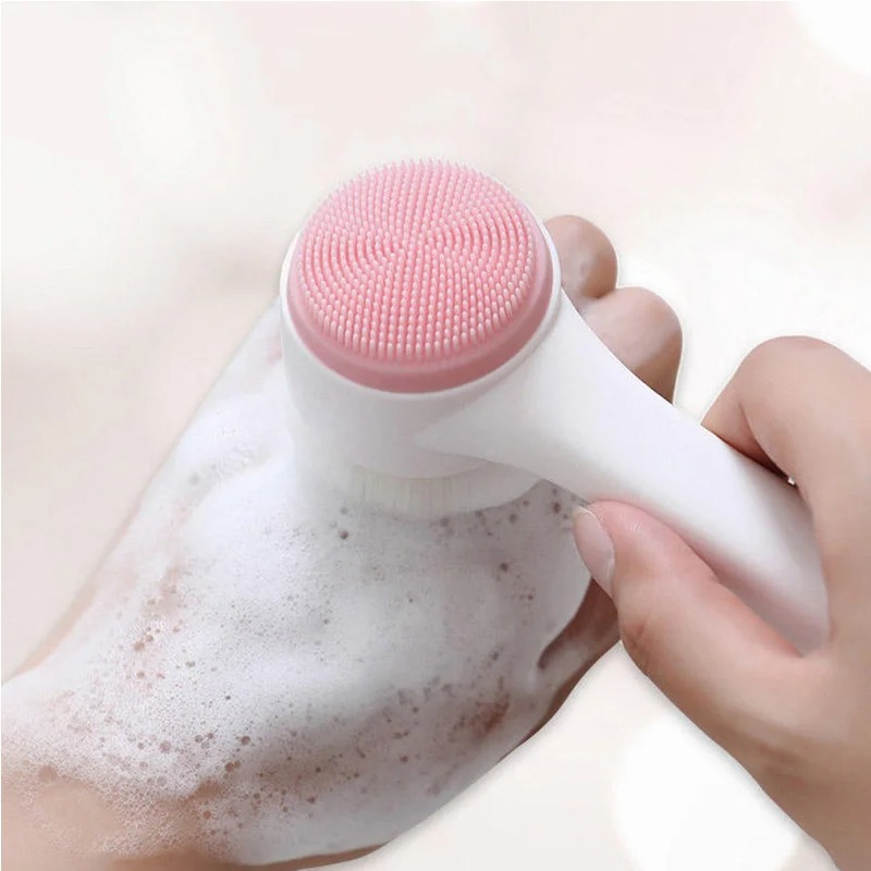 Electric Face Cleanser Brush - 3D двусторонняя ручная щетка для очищения