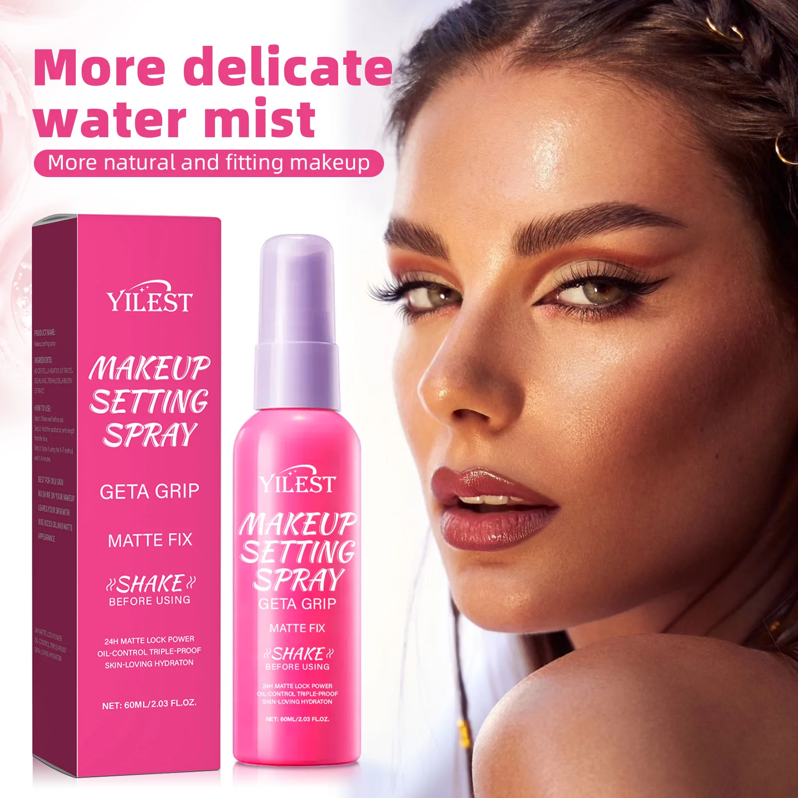 Setting Spray - Матовый водостойкий спрей для фиксации макияжа,