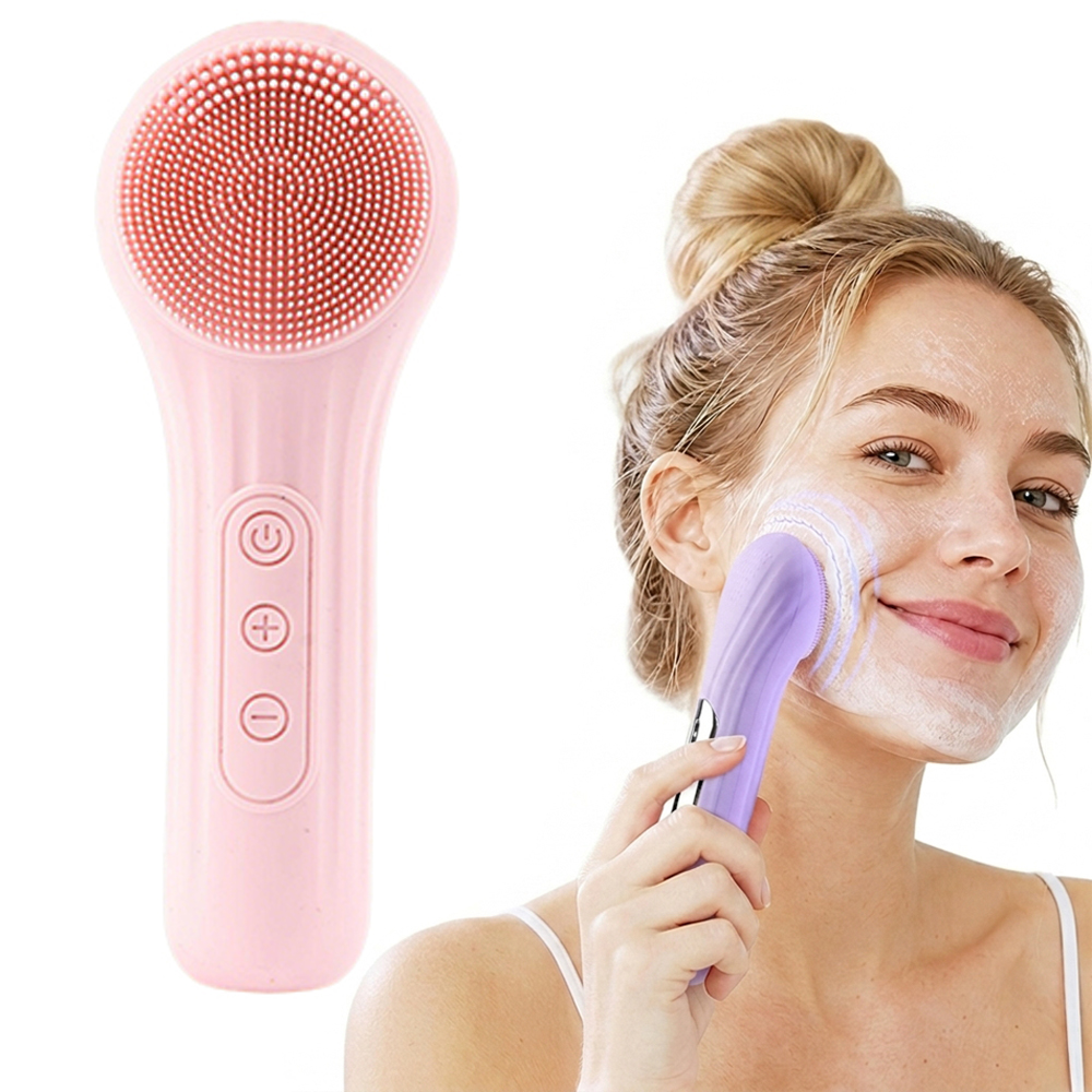 Electric Face Cleanser Brush - Электрическая щетка для очищения лица, силиконовая