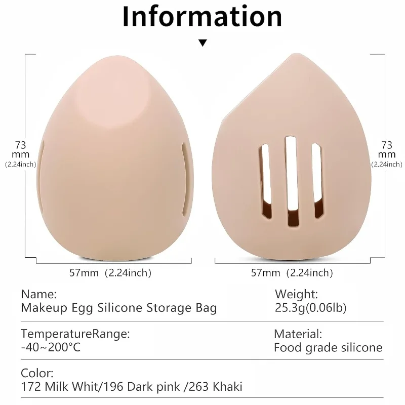 Силиконовая дышащая косметичес – обзор и цена Beauty Makeup Egg