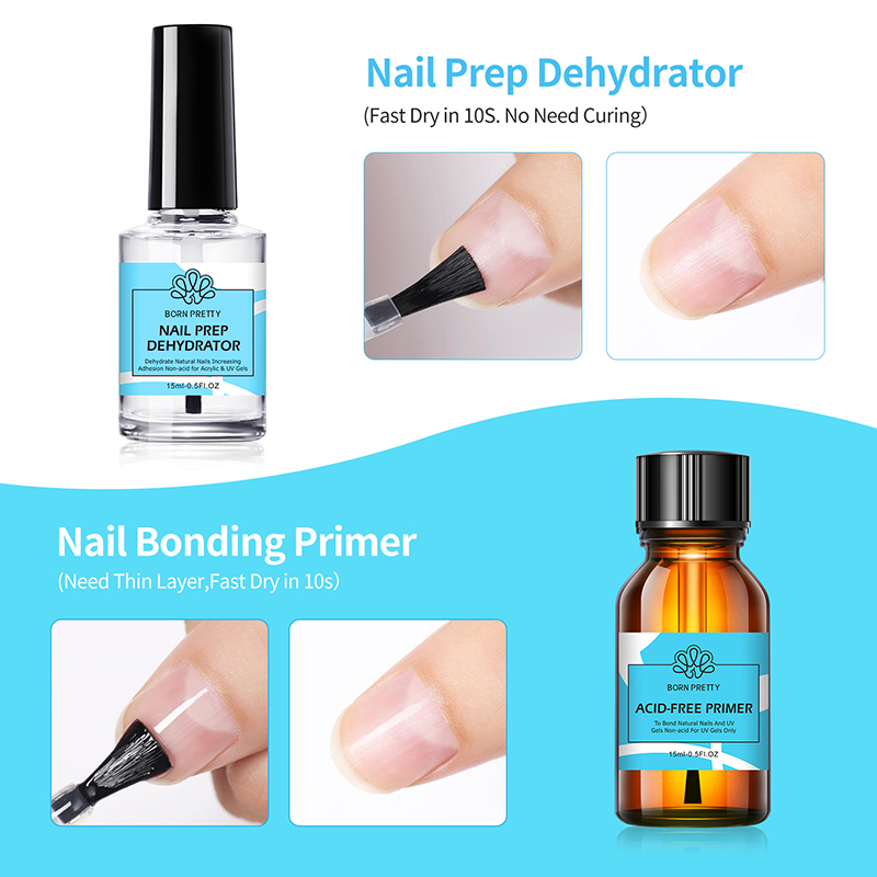 BORN PRETTY 2 шт. 15 мл Прайме – обзор и цена Nail Dehydrator Primer