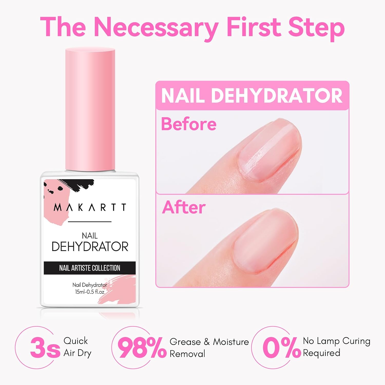 2 шт., без кислоты, натуральны – обзор и цена Nail Dehydrator Primer